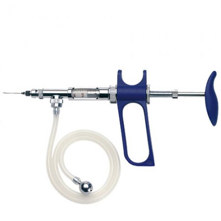 Seringue automatique Socorex avec tuyau d'aspiration - 1927 - Seringue automatique Socorex avec tuyau d'aspiration 2ml