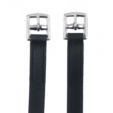 Étrivière - 8092 - Étrivières pour enfants noir  en cuir 130cmx25mm