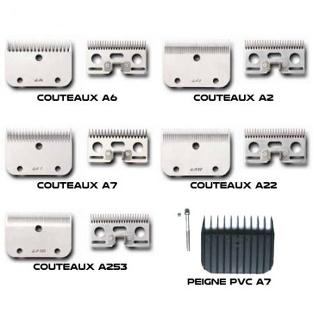 Couteaux pour Liscop Super 3000