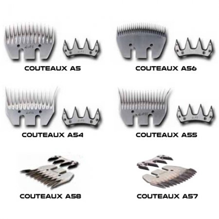 Couteaux pour Liscop Super Profi 3000