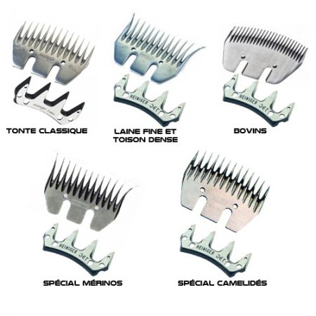 Couteaux pour Heiniger moutons