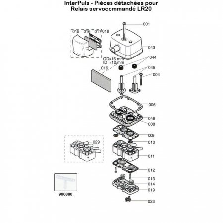 Interpuls-relais-servocommande-LR20-schema