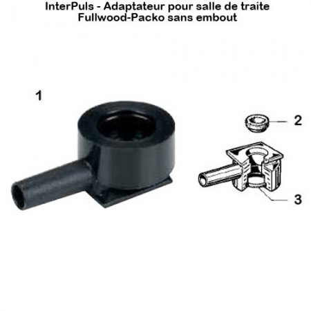 Adaptateur pour salle de traite Fullwood-Packo sans embout - 2809136 - 1 - Adaptateur pour salle de traite Fullwood-Packo sans embout