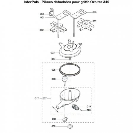 Interpuls-griffe-orbiter-340-schema