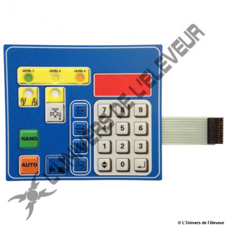 Autocollant clavier Sensomatic adaptable Fullwood-Packo - B2088/3 - Clavier Sensomatic adaptable Fullwood-Packo /Prix piéce par 3 minimum