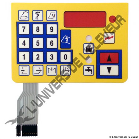 Autocollant clavier MM95 et FullFlow adaptable Fullwood-Packo - B2091/3 - Clavier MM95 et FullFlow adaptable Fullwood-Packo prix pièce/ Par 3 min