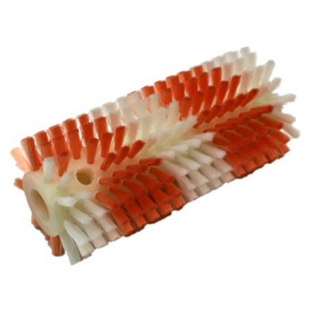 Brosse adaptable Lely - 220082/5 - Brosse orange et blanche pour A3/A4 adaptable Lely (Corr. 222157) / prix unitaire par 5 mini.