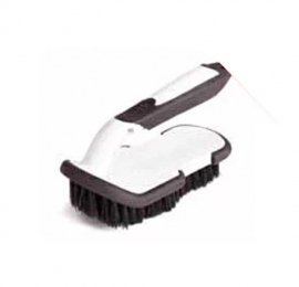 Brosse noire et blanche avec poignée