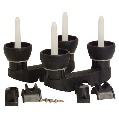 Plateau de lavage à chandelles fixation sur tube d.40mm adaptable Delaval - 220196/3 - Plateau de lavage à chandelles fixation sur tube d.40mm adaptable Delaval (Corr. 90508683) /Prix pièce par 3