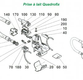 Prise à lait Quadrofix