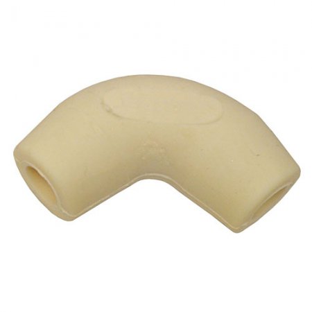 Coudes caoutchouc blanc - 220904 - Coude caoutchouc blanc 13x13mm