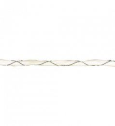 Corde nylon d.5mm avec fil conducteur acier extérieur d.0,5mm