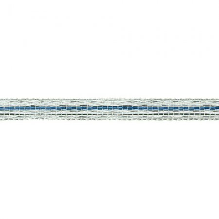 Ruban nylon blanc/bleu 10mm avec 4 fils conducteurs inox d.0,20mm - 11570 - Ruban nylon blanc/bleu 10mm avec 4 fils conducteurs inox d.0,20mm rouleau 200m