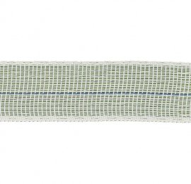 Ruban nylon blanc 40mm avec 12 fils conducteurs inox d.0,20mm