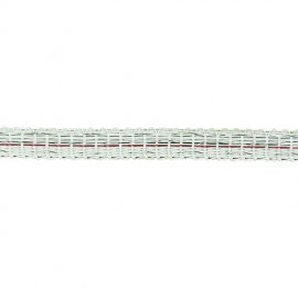 Ruban nylon 10mm avec 3 fils conducteurs inox d.0,18mm