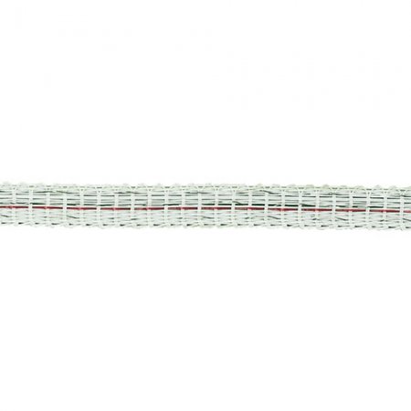 Ruban nylon 10mm avec 3 fils conducteurs inox d.0,18mm - 11579 - Ruban nylon 10mm avec 3 fils conducteurs inox d.0,18mm rouleau 200m