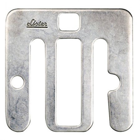 Plaquette d'assemblage inox pour rubans 40mm BV 444 - 11704 - Plaquette d'assemblage inox pour rubans 40mm BV 444