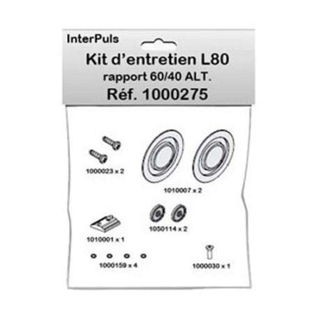 Kit d'entretien L80 rapport 60/40 pulsation alternée Origine Interpuls - 1000275 - Kit d'entretien L80 rapport 60/40 pulsation alternée Origine Interpuls DESTOCK