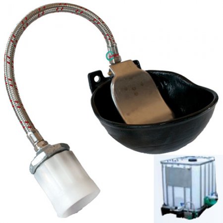 Abreuvoir fonte à palette pour tonneau IBC Lister UT 400 SD WN - 11771 - Abreuvoir fonte à palette pour tonneau IBC Lister UT 400 SD WN