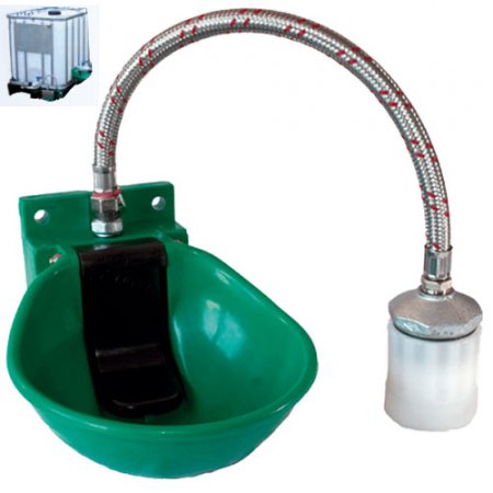 Abreuvoir PVC à palette pour tonneau IBC Lister SB 1 WN - 11772 - Abreuvoir PVC à palette pour tonneau IBC Lister SB 1 WN