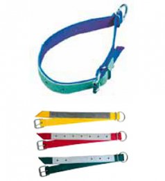 Collier nylon avec renforcement cuir pour moutons et chèvres