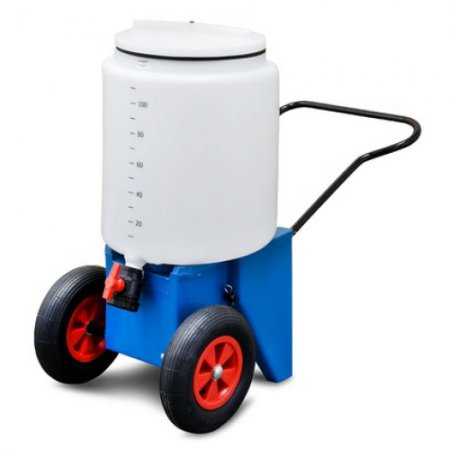 Chariot mobile 110L plastique 2 roues - 12077 - Chariot mobile 110L plastique 2 roues