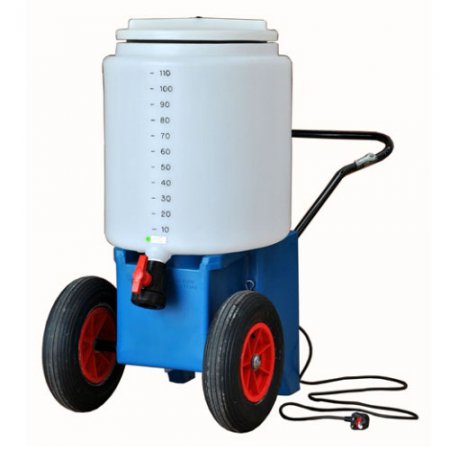 Mélangeur mobile 110L plastique 2 roues - 12079 - Mélangeur mobile 110L plastique 2 roues