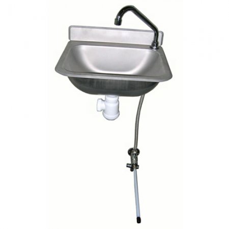 Lave-mains inox éco cde genoux - 12246 - Lave-mains inox éco cde genoux