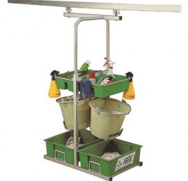 Servante double suspendue