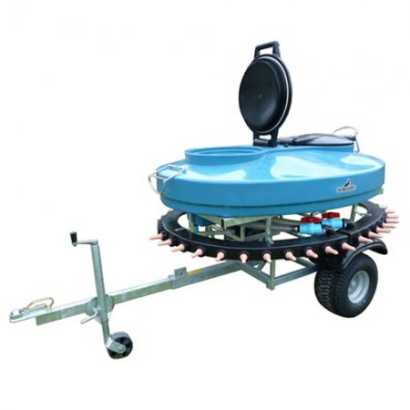 Remorque de distribution 1 essieu 40 places/450L - 12295 - Remorque de distribution 1 essieu 40 places/450L