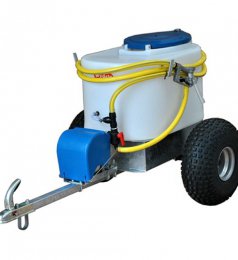 Remorque de distribution/mélangeur 1 essieu 220L moteur thermique