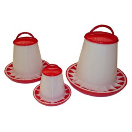 Trémie plastique avec couvercle - 12354 - Trémie plastique 1kg avec couvercle