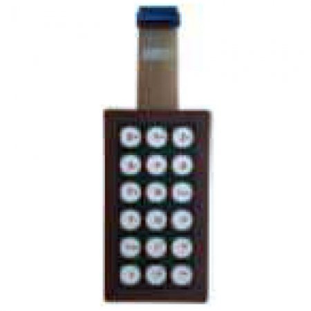 Autocollant clavier télécommande robot MR adaptable Boumatic - B2215 - Clavier télécommande robot MR adaptable Boumatic