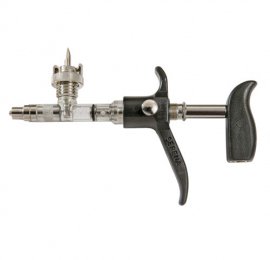 Seringue automatique Serena avec porte-flacon antérieur usage vétérinaire