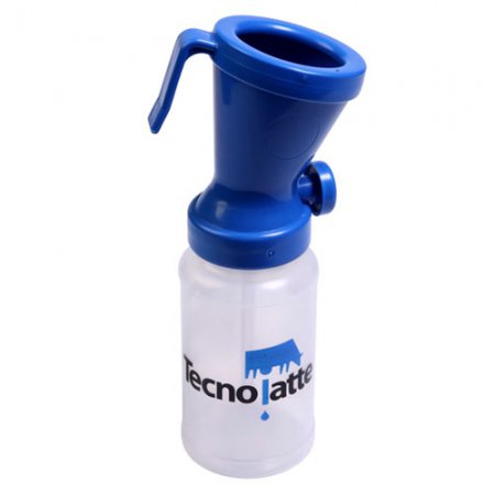 Gobelet trempeur pour mousse avec filtres et valve Technolatte bleu - 221561 - Gobelet trempeur pour mousse avec filtres et valve Technolatte bleu