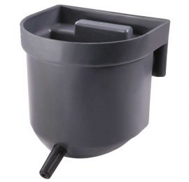 Seau à veaux sans valve à accrocher avec tétine noire 4L