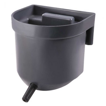Seau à veaux sans valve à accrocher avec tétine noire 4L - 12568 - Seau à veaux sans valve à accrocher avec tétine noire 4L