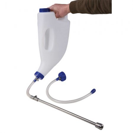 Biberon pour veaux avec 2 poignées 1 sonde métal + 1 sonde PVC - 4L - 12577 - Biberon pour veaux avec 2 poignées 1 sonde métal + 1 sonde PVC - 4L