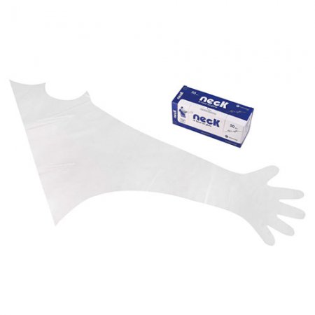 Gants vétérinaires Neck - Lot de 50 pièces - 12608 - Gants vétérinaires Neck - Lot de 50 pièces