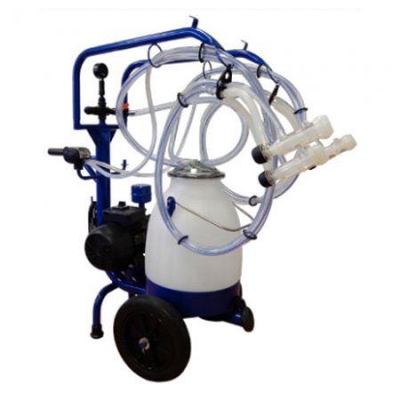 Chariot de traite Interpuls 2 postes pour caprins/ovins - 221567 - Chariot de traite Interpuls 2 postes pour caprins