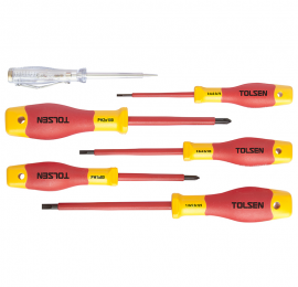 Kit 6 tournevis électricien Tolsen