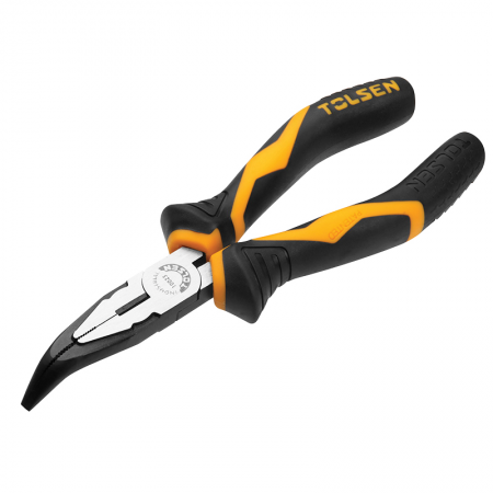 Pince bec coudé 160mm Tolsen - 13372 - Pince bec coudé 160mm Tolsen