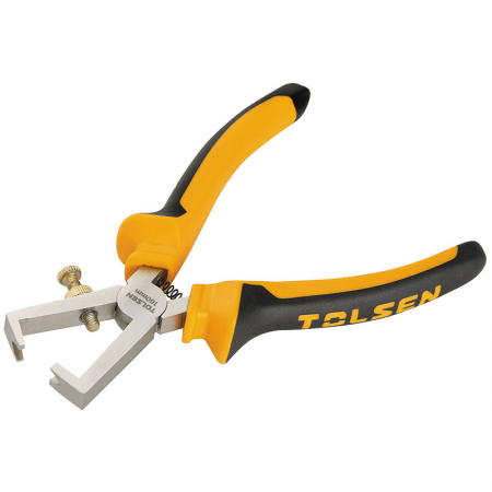 Pince à dénuder bi-matières 160mm Tolsen - 13392 - Pince à dénuder bi-matières 160mm Tolsen