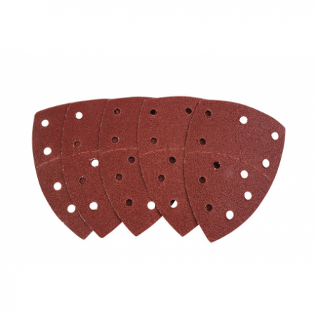 5 patins abrasifs triangulaires - Tolsen - 13480 - 5 patins abrasifs triangulaires - grains 120