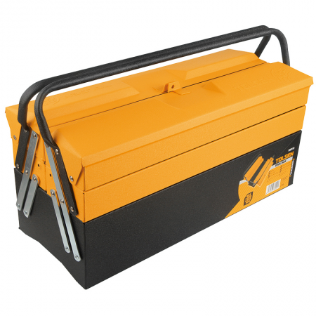 Caisse outil métal 5 casiers Tolsen - 13427 - Caisse outil métal 5 casiers Tolsen