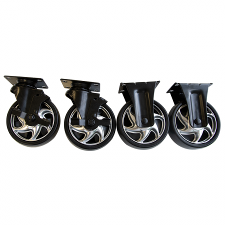 Set de 4 roues pour servante 6 tiroirs 13425 Tolsen - 13433 - Set de 4 roues pour servante 6 tiroirs 13425 Tolsen