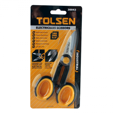 Ciseaux électricien Tolsen - 13447 - Ciseaux électricien Tolsen