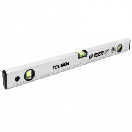 Niveau 3 bulles aluminium Tolsen - 13605 - Niveau 3 bulles aluminium 80cm Tolsen