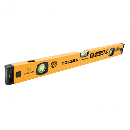 Niveau 3 bulles aluminium 40cm Tolsen - 13613 - Niveau 3 bulles aluminium 40cm Tolsen