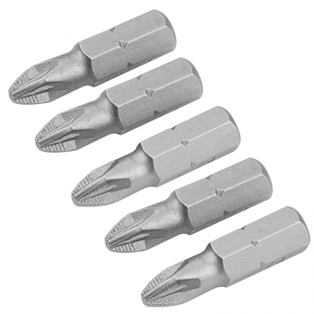 Embouts tournevis Phillips PZ2x25mm 5 pièces Tolsen - 13645 - Embouts tournevis Phillips PZ2x25mm 5 pièces Tolsen